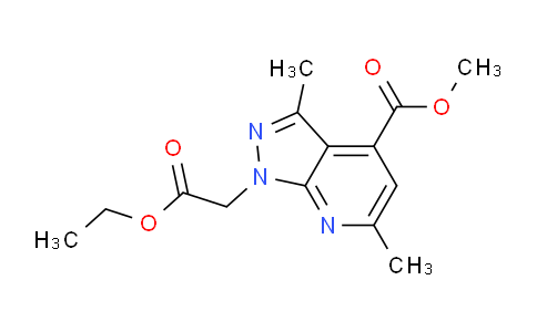 CAS No. 938022-71-0, Methyl 1-(2-ethoxy-2-oxoethyl)-3,6-dimethyl-1H-pyrazolo[3,4-b]pyridine-4-carboxylate
