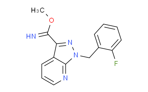 CAS No. 304874-06-4, Methyl 1-(2-fluorobenzyl)-1H-pyrazolo[3,4-b]pyridine-3-carbimidate