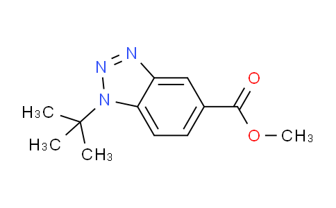CAS No. 1400645-11-5, Methyl 1-(tert-butyl)-1H-benzo[d][1,2,3]triazole-5-carboxylate