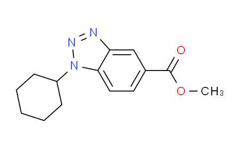 CAS No. 1400645-00-2, Methyl 1-cyclohexyl-1,2,3-benzotriazole-5-carboxylate