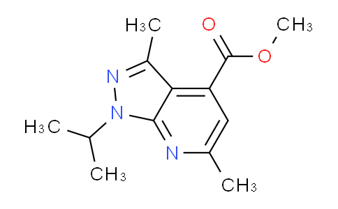 CAS No. 938001-03-7, Methyl 1-isopropyl-3,6-dimethyl-1H-pyrazolo[3,4-b]pyridine-4-carboxylate