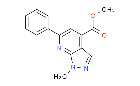 CAS No. 1011398-02-9, Methyl 1-methyl-6-phenyl-1H-pyrazolo[3,4-b]pyridine-4-carboxylate