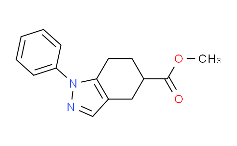 CAS No. 52834-64-7, Methyl 1-phenyl-4,5,6,7-tetrahydro-1H-indazole-5-carboxylate