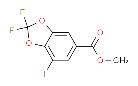 CAS No. 294619-52-6, Methyl 2,2-difluoro-7-iodobenzo[d][1,3]dioxole-5-carboxylate