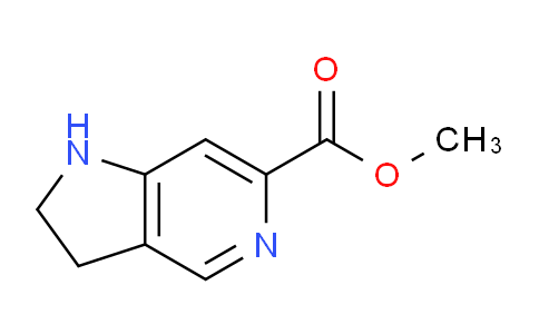 CAS No. 1823058-21-4, Methyl 2,3-dihydro-1H-pyrrolo[3,2-c]pyridine-6-carboxylate