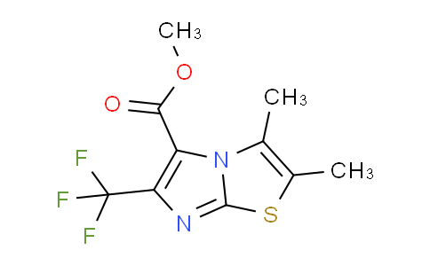 CAS No. 1956355-89-7, Methyl 2,3-dimethyl-6-(trifluoromethyl)imidazo[2,1-b]thiazole-5-carboxylate