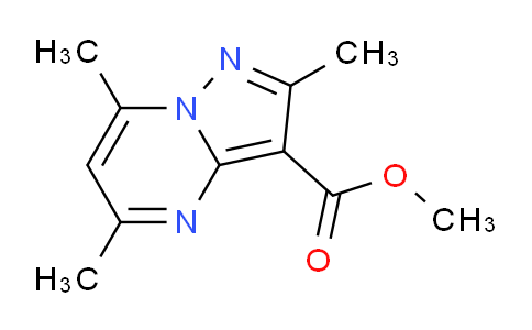 CAS No. 1158418-66-6, Methyl 2,5,7-trimethylpyrazolo[1,5-a]pyrimidine-3-carboxylate