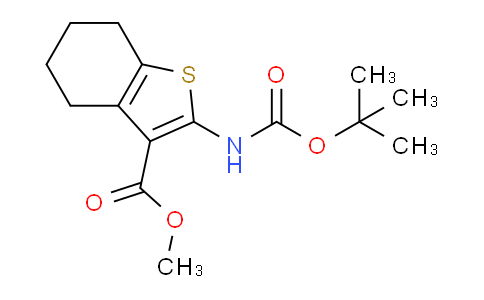 CAS No. 1313712-54-7, Methyl 2-((tert-butoxycarbonyl)amino)-4,5,6,7-tetrahydrobenzo[b]thiophene-3-carboxylate