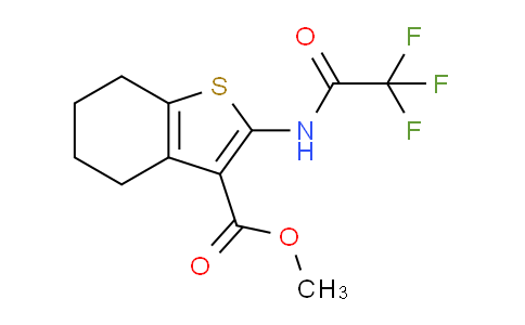 CAS No. 297743-78-3, Methyl 2-(2,2,2-trifluoroacetamido)-4,5,6,7-tetrahydrobenzo[b]thiophene-3-carboxylate