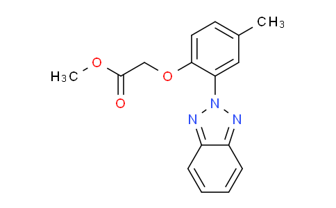 CAS No. 696621-73-5, Methyl 2-(2-(2H-benzo[d][1,2,3]triazol-2-yl)-4-methylphenoxy)acetate