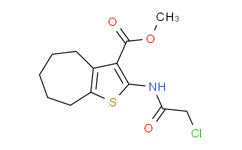 CAS No. 438029-03-9, Methyl 2-(2-chloroacetamido)-5,6,7,8-tetrahydro-4H-cyclohepta[b]thiophene-3-carboxylate