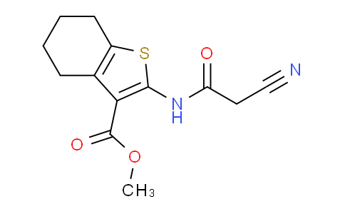 CAS No. 544440-85-9, Methyl 2-(2-cyanoacetamido)-4,5,6,7-tetrahydrobenzo[b]thiophene-3-carboxylate