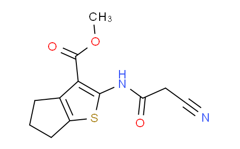 CAS No. 549535-92-4, Methyl 2-(2-cyanoacetamido)-5,6-dihydro-4H-cyclopenta[b]thiophene-3-carboxylate