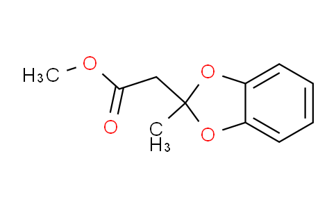 CAS No. 50836-24-3, Methyl 2-(2-methylbenzo[d][1,3]dioxol-2-yl)acetate