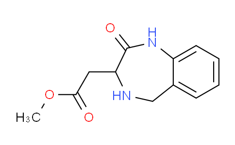 CAS No. 680973-03-9, Methyl 2-(2-oxo-2,3,4,5-tetrahydro-1H-benzo[e][1,4]diazepin-3-yl)acetate