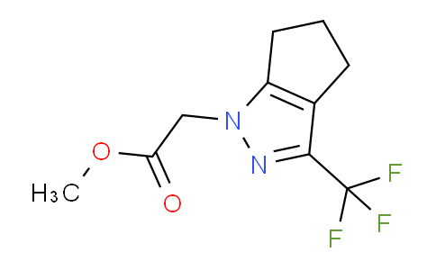 CAS No. 333309-25-4, Methyl 2-(3-(trifluoromethyl)-5,6-dihydrocyclopenta[c]pyrazol-1(4H)-yl)acetate