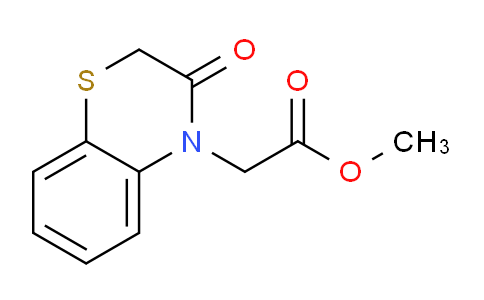 CAS No. 702670-17-5, Methyl 2-(3-oxo-2H-benzo[b][1,4]thiazin-4(3H)-yl)acetate