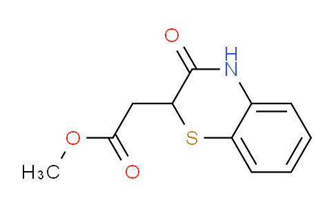 CAS No. 7556-63-0, Methyl 2-(3-oxo-3,4-dihydro-2H-benzo[b][1,4]thiazin-2-yl)acetate