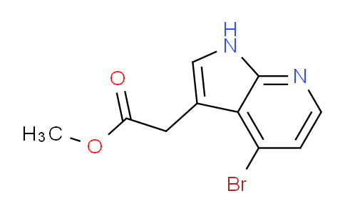 CAS No. 1134327-78-8, Methyl 2-(4-bromo-1H-pyrrolo[2,3-b]pyridin-3-yl)acetate