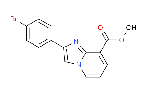 CAS No. 133427-41-5, Methyl 2-(4-bromophenyl)imidazo[1,2-a]pyridine-8-carboxylate