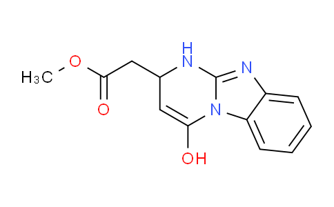 CAS No. 1306739-45-6, Methyl 2-(4-hydroxy-1,2-dihydrobenzo[4,5]imidazo[1,2-a]pyrimidin-2-yl)acetate
