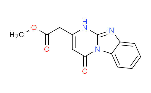CAS No. 879616-49-6, Methyl 2-(4-oxo-1,4-dihydrobenzo[4,5]imidazo[1,2-a]pyrimidin-2-yl)acetate