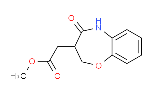 CAS No. 1120258-93-6, Methyl 2-(4-oxo-2,3,4,5-tetrahydrobenzo[b][1,4]oxazepin-3-yl)acetate