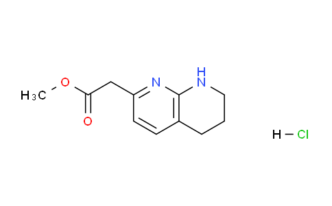 CAS No. 1159823-05-8, Methyl 2-(5,6,7,8-tetrahydro-1,8-naphthyridin-2-yl)acetate hydrochloride
