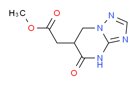 CAS No. 1030575-22-4, Methyl 2-(5-oxo-4,5,6,7-tetrahydro-[1,2,4]triazolo[1,5-a]pyrimidin-6-yl)acetate