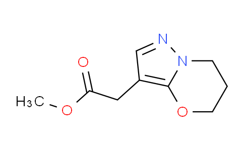 CAS No. 1365942-09-1, Methyl 2-(6,7-dihydro-5H-pyrazolo[5,1-b][1,3]oxazin-3-yl)acetate