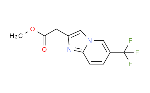 CAS No. 1221792-68-2, Methyl 2-(6-(trifluoromethyl)imidazo[1,2-a]pyridin-2-yl)acetate