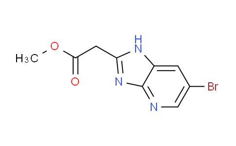 CAS No. 1023812-94-3, Methyl 2-(6-bromo-1H-imidazo[4,5-b]pyridin-2-yl)acetate