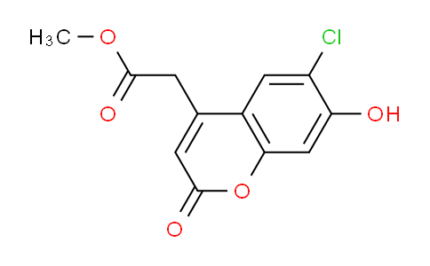 CAS No. 72304-22-4, Methyl 2-(6-chloro-7-hydroxy-2-oxo-2H-chromen-4-yl)acetate