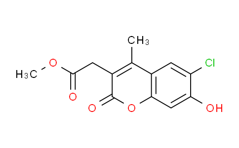 CAS No. 500203-85-0, Methyl 2-(6-chloro-7-hydroxy-4-methyl-2-oxo-2H-chromen-3-yl)acetate