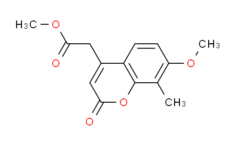 CAS No. 853749-48-1, Methyl 2-(7-methoxy-8-methyl-2-oxo-2H-chromen-4-yl)acetate
