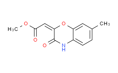 CAS No. 1135585-72-6, Methyl 2-(7-methyl-3-oxo-3,4-dihydro-2H-benzo[b][1,4]oxazin-2-ylidene)acetate