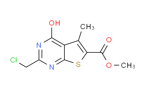 CAS No. 565166-96-3, Methyl 2-(chloromethyl)-4-hydroxy-5-methylthieno[2,3-d]pyrimidine-6-carboxylate