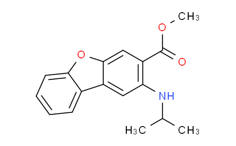 CAS No. 1220886-33-8, Methyl 2-(isopropylamino)dibenzo[b,d]furan-3-carboxylate