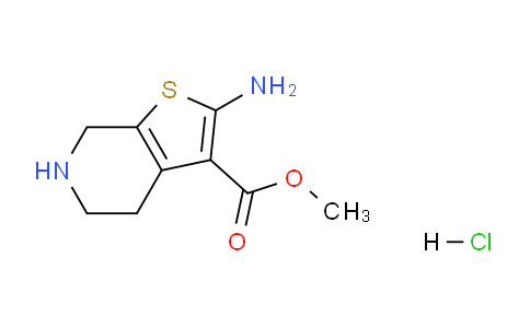 CAS No. 1049767-69-2, Methyl 2-amino-4,5,6,7-tetrahydrothieno[2,3-c]pyridine-3-carboxylate hydrochloride