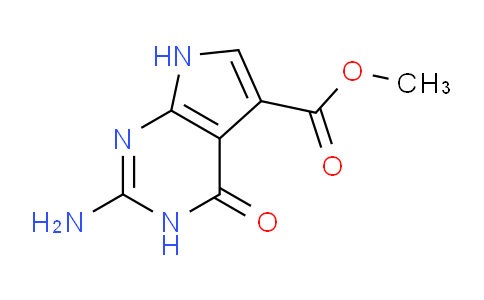 CAS No. 124738-76-7, Methyl 2-amino-4-oxo-4,7-dihydro-3H-pyrrolo[2,3-d]pyrimidine-5-carboxylate