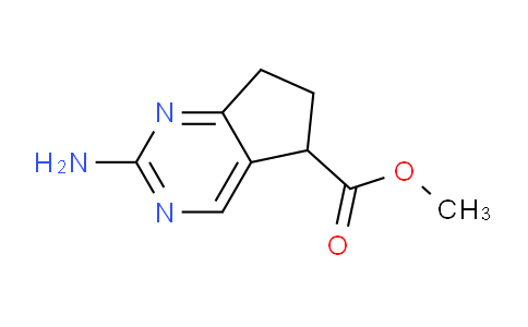 CAS No. 1426073-49-5, Methyl 2-amino-6,7-dihydro-5H-cyclopenta[d]pyrimidine-5-carboxylate