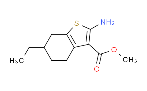 CAS No. 351980-88-6, Methyl 2-amino-6-ethyl-4,5,6,7-tetrahydrobenzo[b]thiophene-3-carboxylate