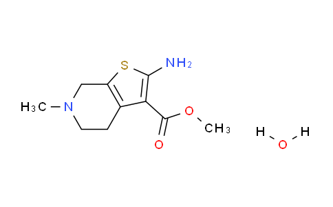 CAS No. 449778-52-3, Methyl 2-amino-6-methyl-4,5,6,7-tetrahydrothieno[2,3-c]pyridine-3-carboxylate hydrate