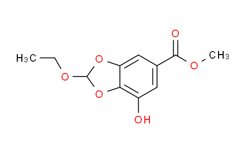 CAS No. 526221-05-6, Methyl 2-ethoxy-7-hydroxybenzo[d][1,3]dioxole-5-carboxylate