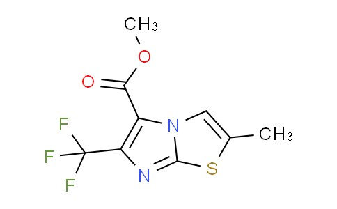 CAS No. 1956322-06-7, Methyl 2-methyl-6-(trifluoromethyl)imidazo[2,1-b]thiazole-5-carboxylate
