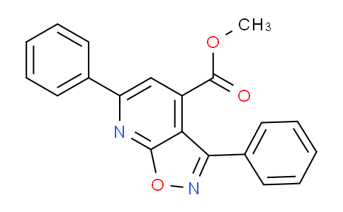 CAS No. 1011401-17-4, Methyl 3,6-diphenylisoxazolo[5,4-b]pyridine-4-carboxylate