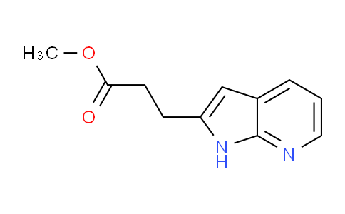 CAS No. 1956326-46-7, Methyl 3-(1H-pyrrolo[2,3-b]pyridin-2-yl)propanoate