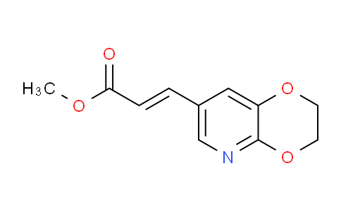 CAS No. 1261399-00-1, Methyl 3-(2,3-dihydro-[1,4]dioxino[2,3-b]pyridin-7-yl)acrylate