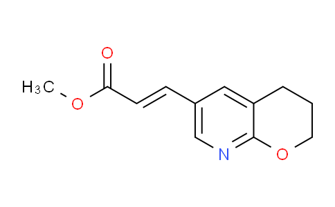 CAS No. 1346451-50-0, Methyl 3-(3,4-dihydro-2H-pyrano[2,3-b]pyridin-6-yl)acrylate