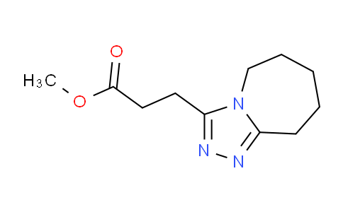 CAS No. 1779124-64-9, Methyl 3-(6,7,8,9-tetrahydro-5H-[1,2,4]triazolo[4,3-a]azepin-3-yl)propanoate